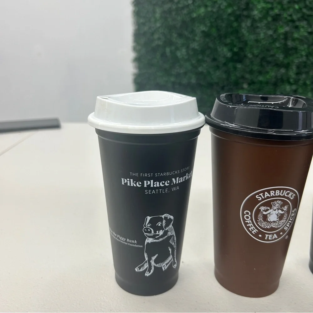 *LIMITED EDITION* Box of 6 Starbucks Seattle Washington Pike Place Market Cups